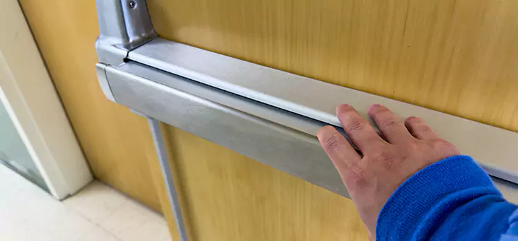 Installing a Push Bar on a Door Kankakee